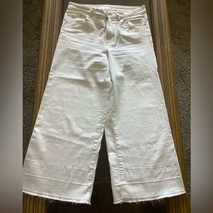 & Denim size 30 , cropped.